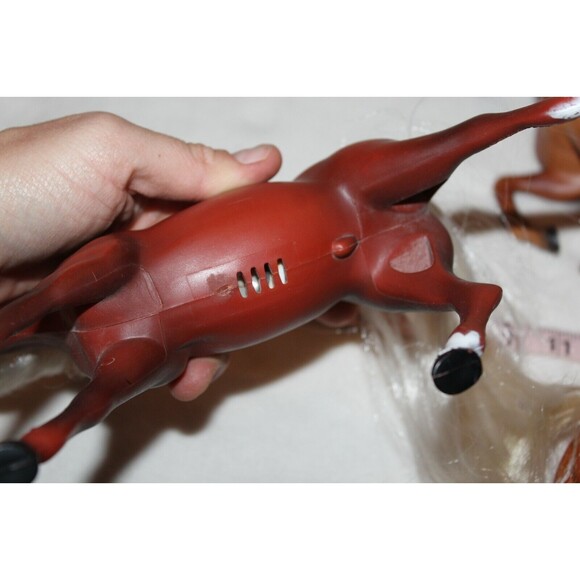 Vintage Grand Champion Lot of 3 Plastic Horses Flaxen Stallion Gelding 8" Sorrel - Picture 7 of 7